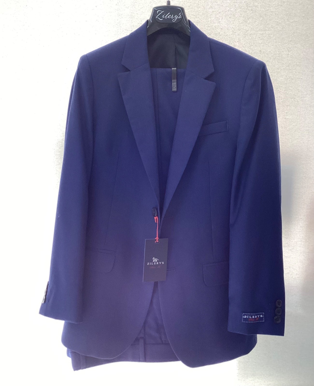 Traje para niño 2 pza Zilerys Azul rey 22488 Talla 14 Años