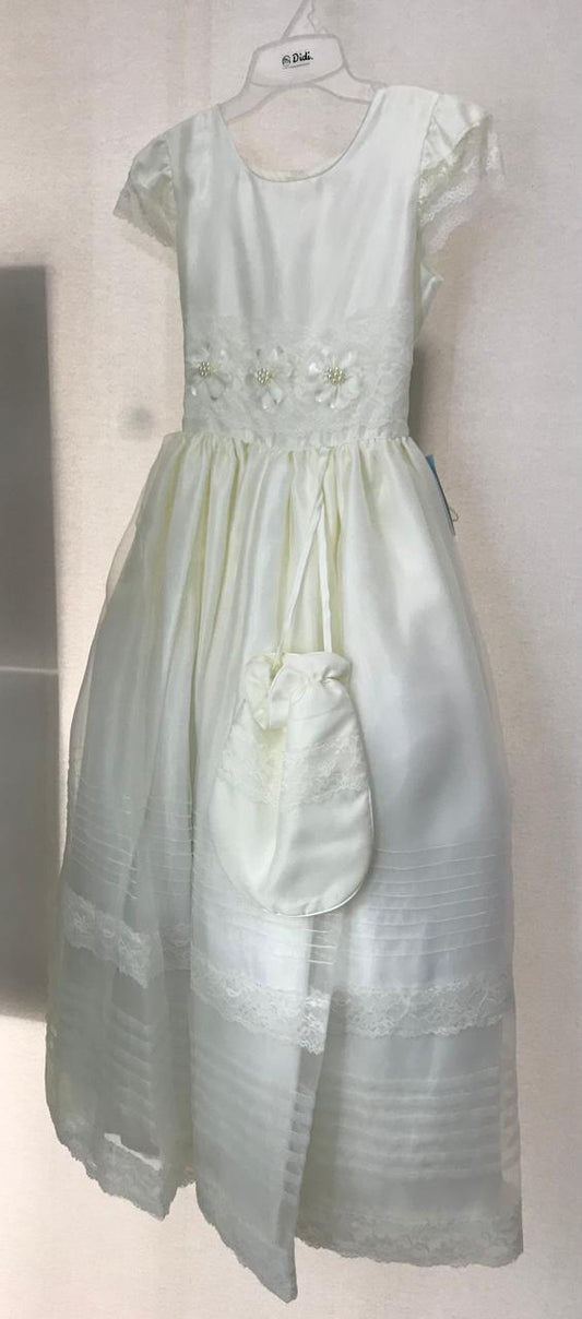 Vestido de Primera Comunión para Niñas Talla 10 A Didi 1605-12