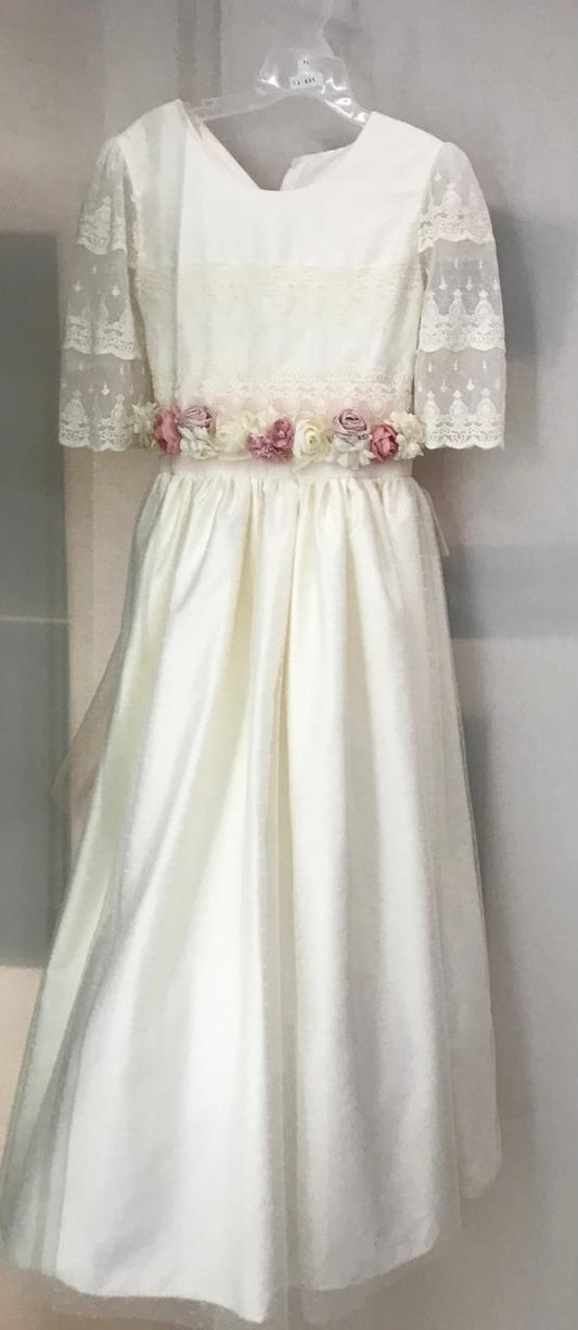 Vestido de Primera Comunión para Niñas 23-904 Talla 16