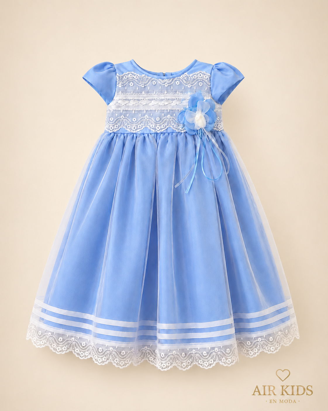 Vestido para Niña 13-723 Talla 3 Años