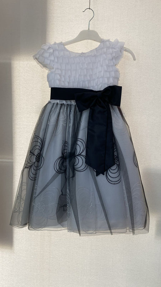 Vestido con Corona de Fiesta para Niña 19-505 Talla 6 Años