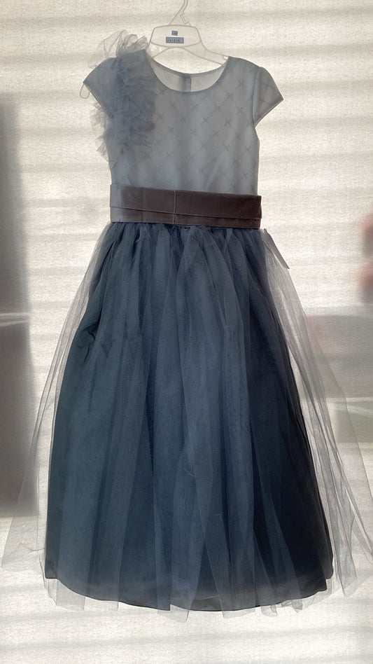 Vestido con Corona de Fiesta para Niña 24-519 Talla 10 Años