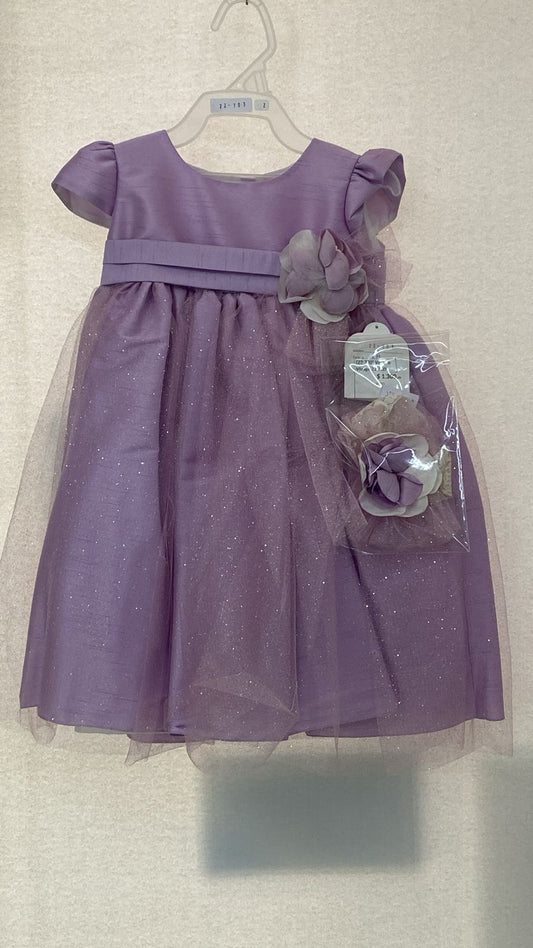 Vestido con Corona de Presentacion para Niña 22-703 Talla 2 Años