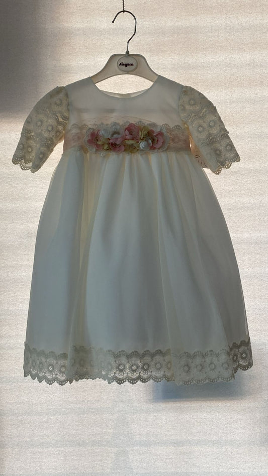 Vestido con Corona de Presentacion para Niña 22-710 Talla 2 Años