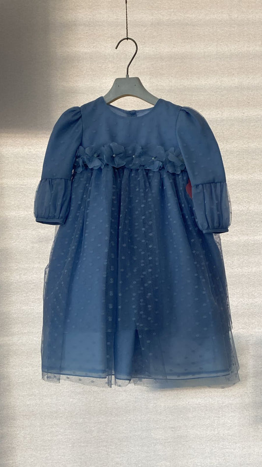 Vestido con Corona de Presentacion para Niña 22-715 Talla 3 Años