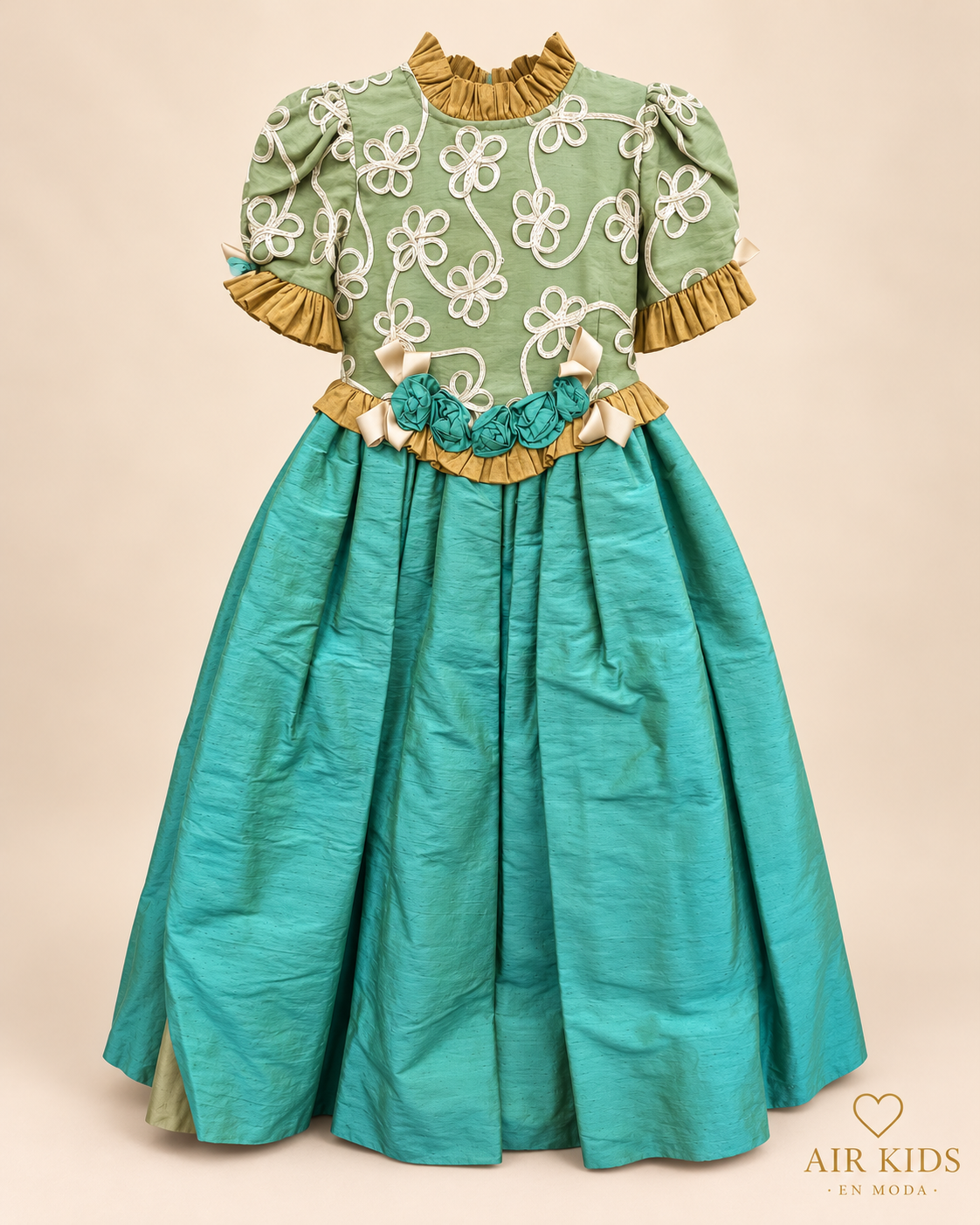 Vestido de fiesta para niña 01203 Talla 6 años