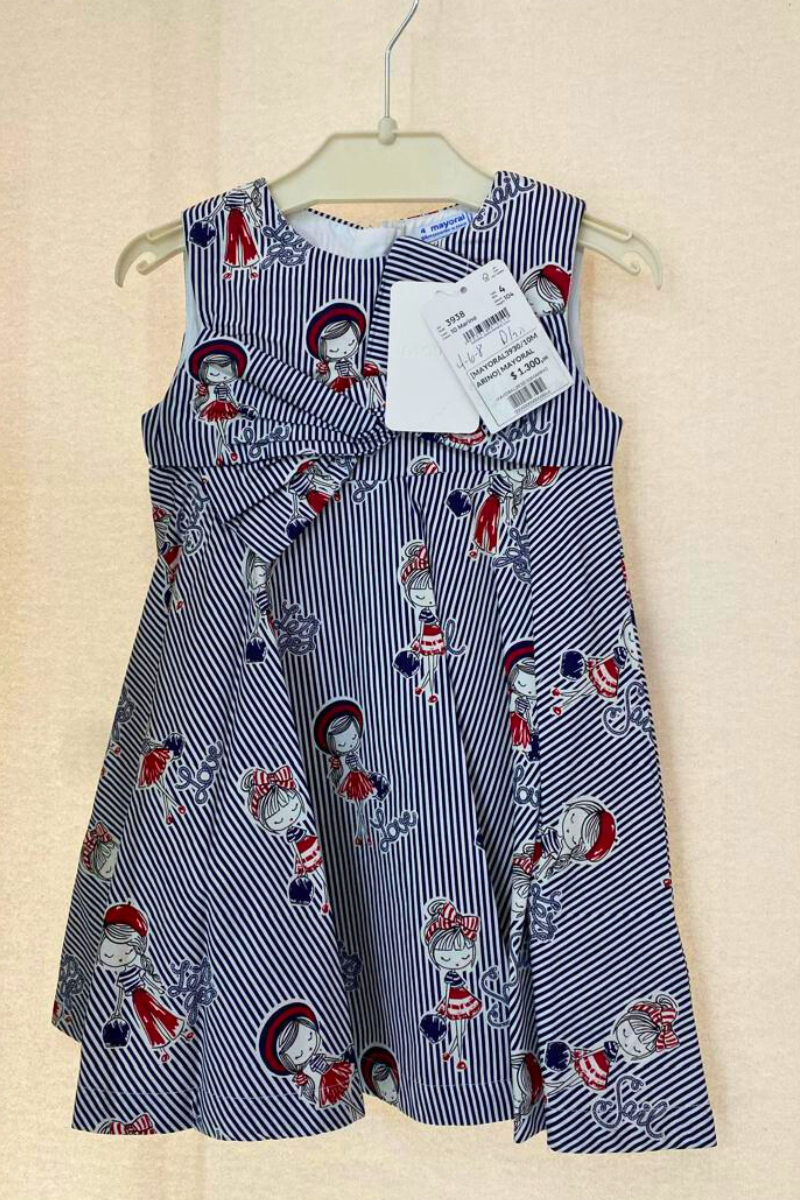 Vestido para Niña Mayoral 3938-10 Talla 4 Años