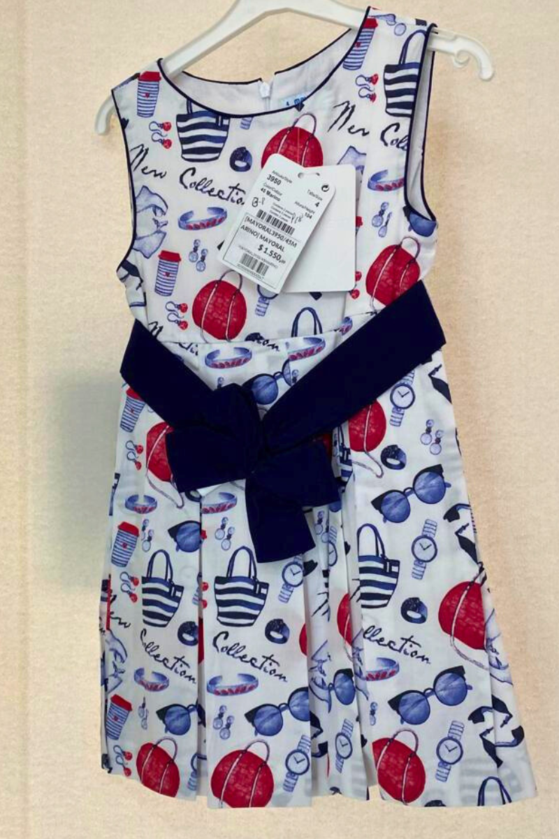 Vestido para Niña Mayoral 3950-45 Talla 4 Años