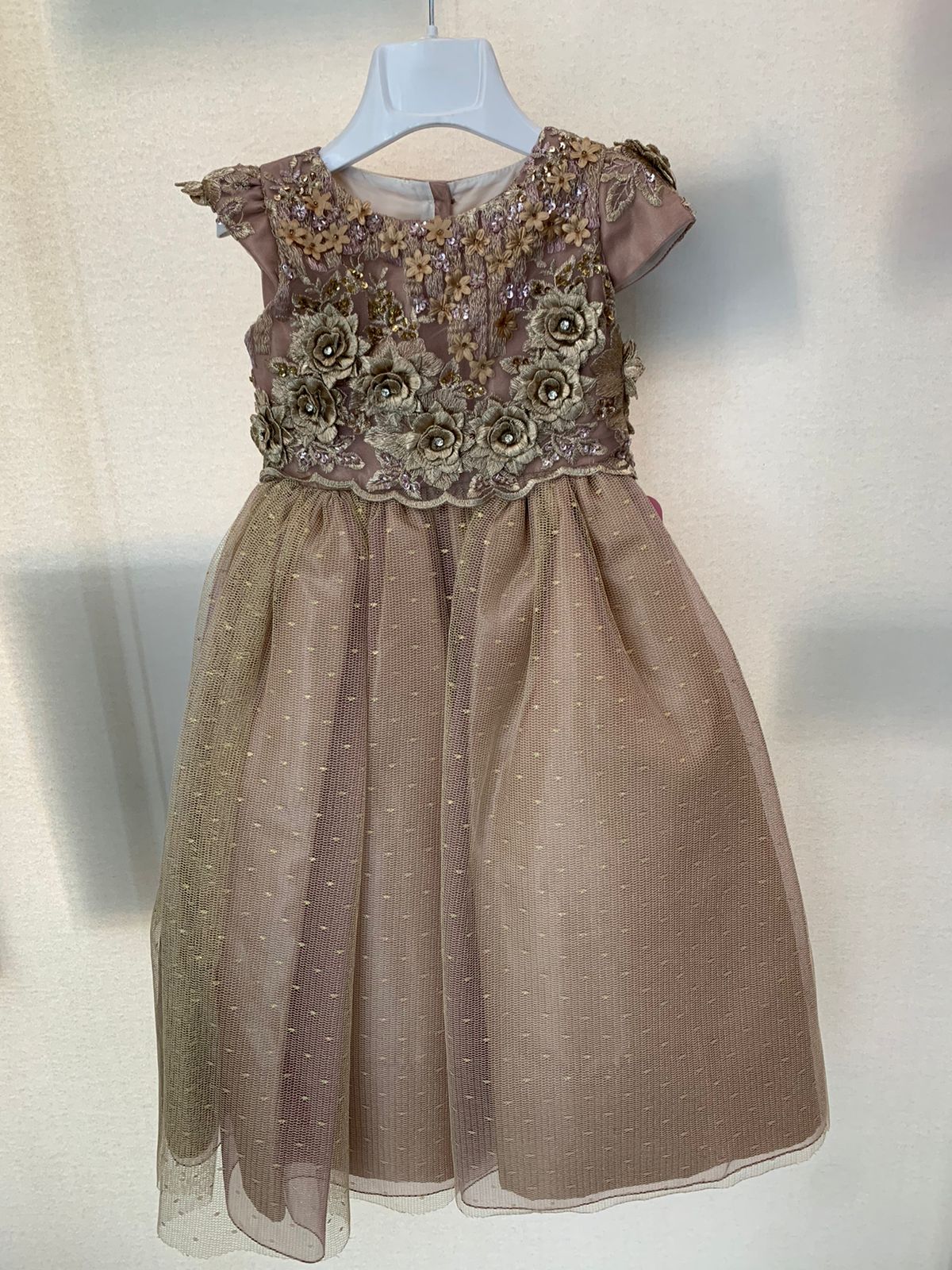 Vestido de Fiesta para Niñas 19-513 Talla 3 Años