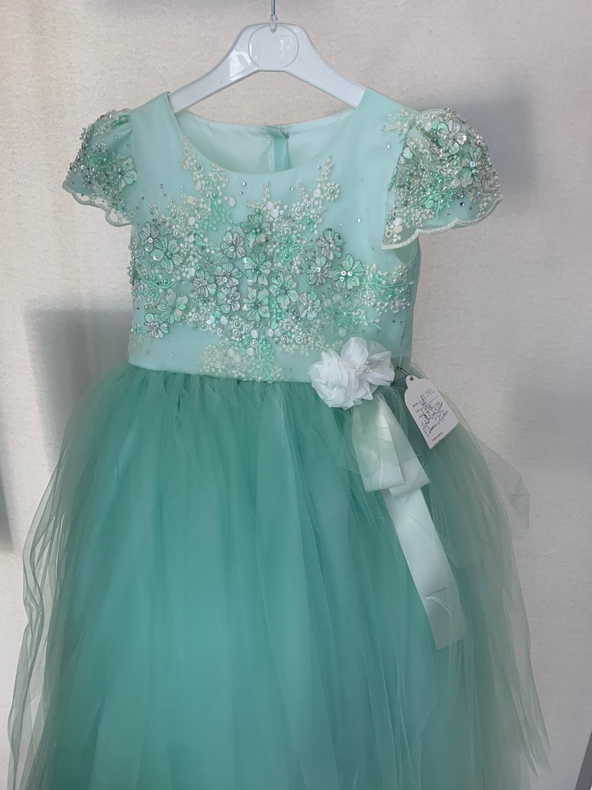 Vestido con Corona de Fiesta para Niña 22-503 Talla 6 Años