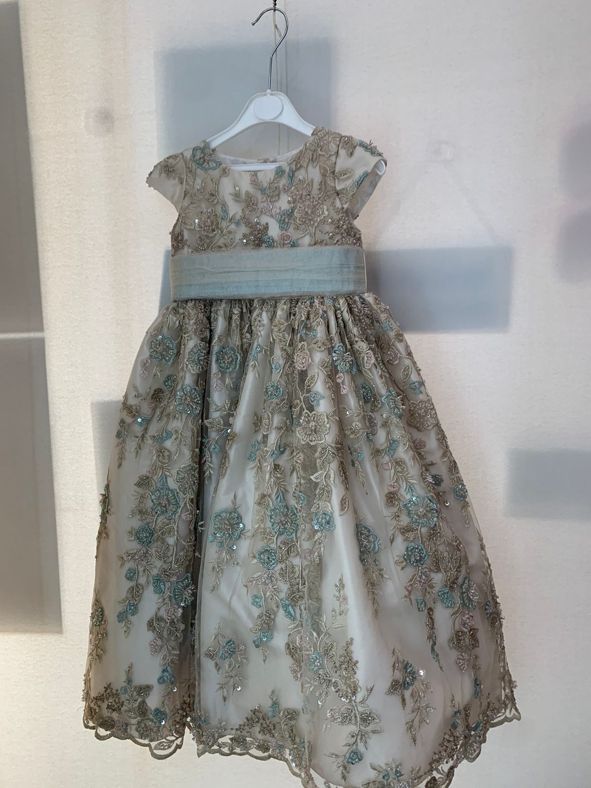 Vestido con Corona de Fiesta para Niña 22-522 Talla 3 Años