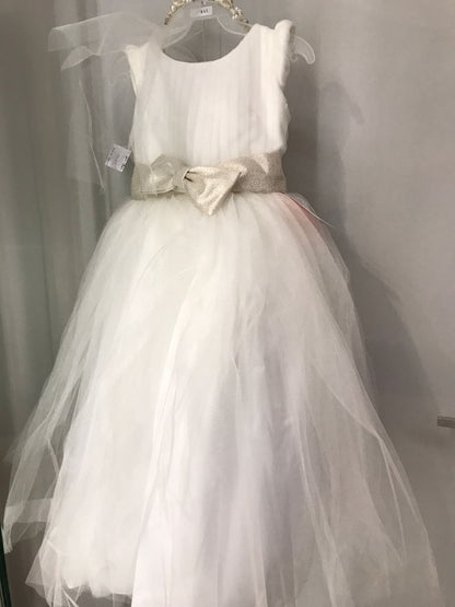 Vestido con Corona de Fiesta para Niña 23-007 Talla 6 Años