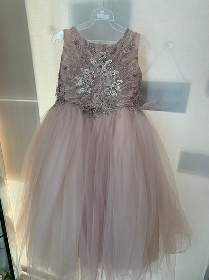 Vestido con Corona de Fiesta para Niña 23-025 Talla 6 Años