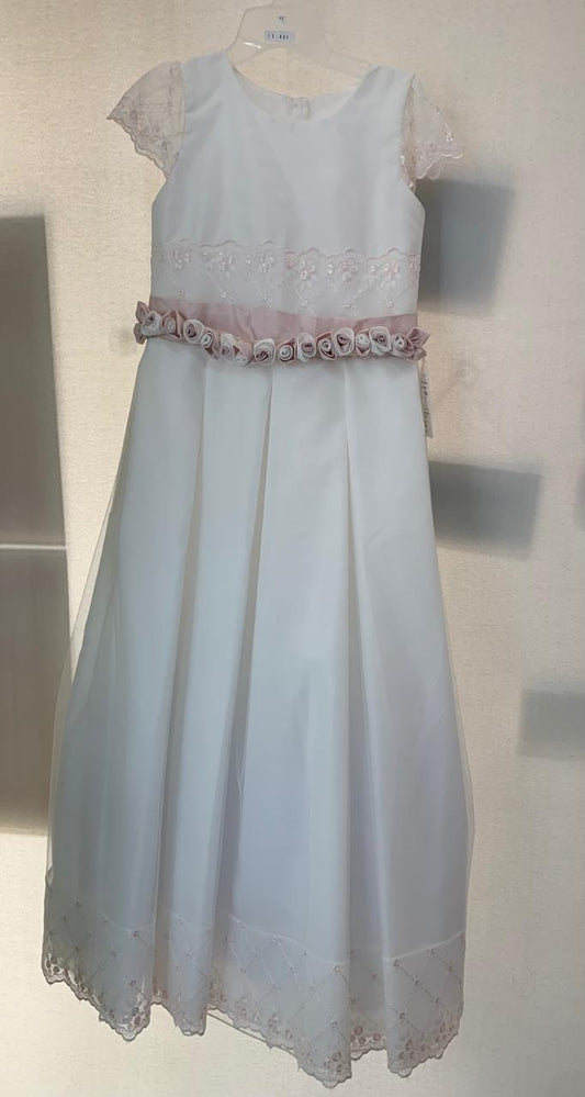 Vestido de Primera Comunión para Niñas 23-405 Talla 10