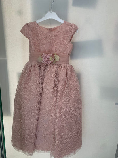 Vestido con Corona de Fiesta para Niña 23-507 Talla 6 Años