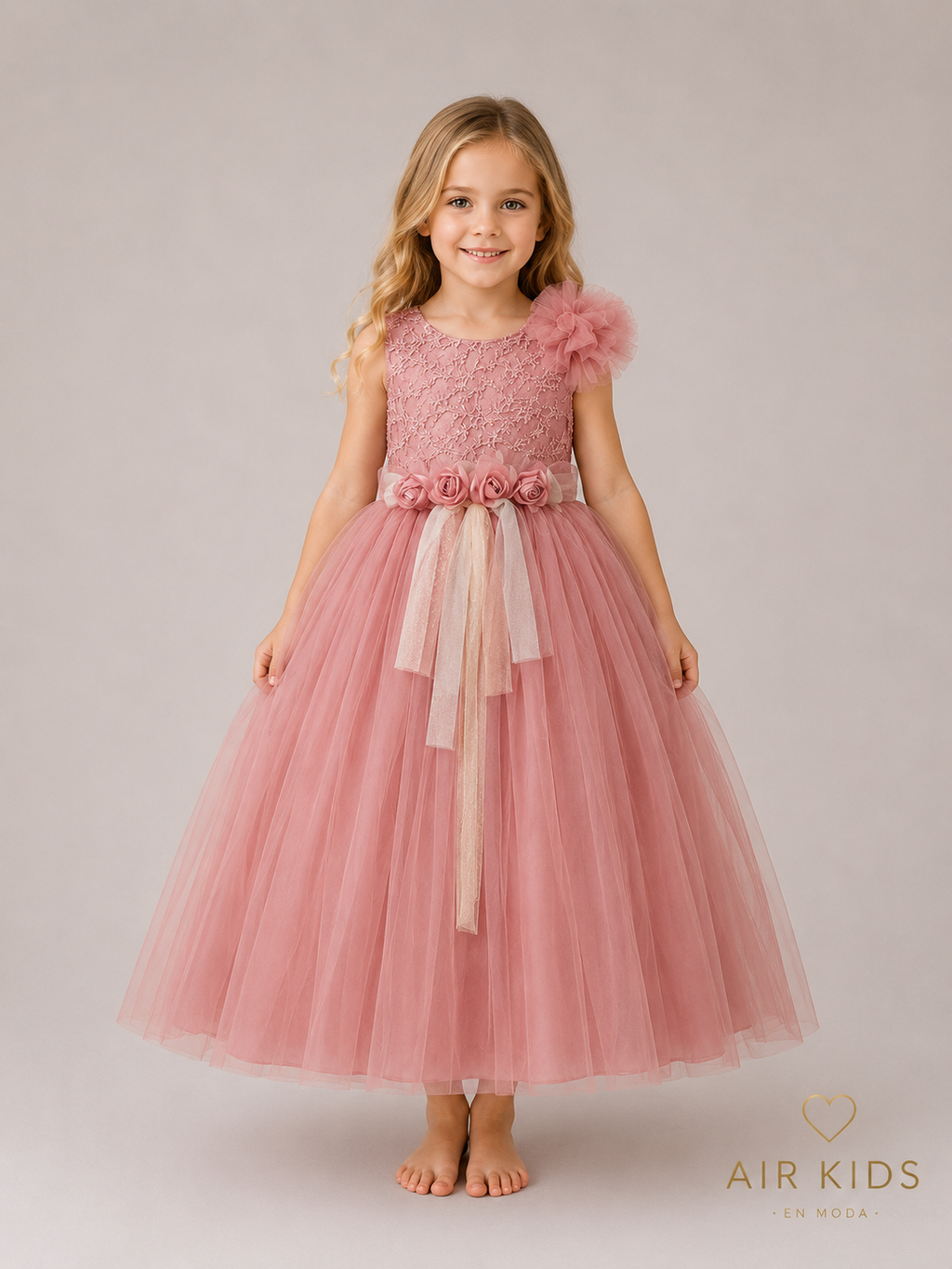 Vestido de Fiesta para Niña 24-525