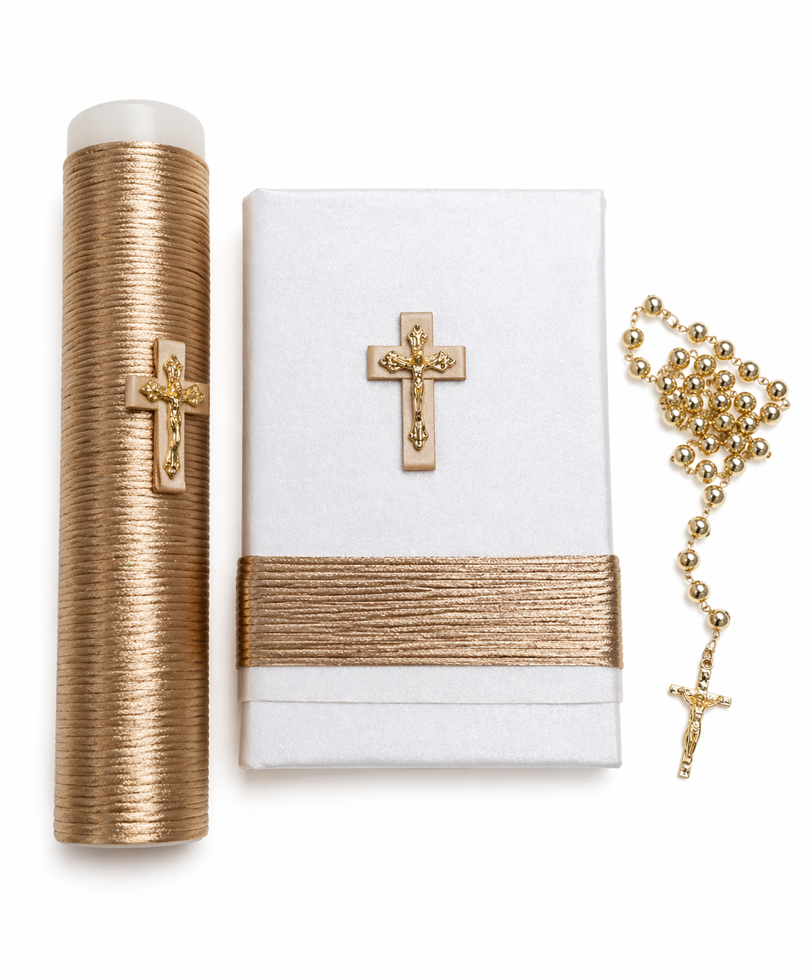 Kit de Bautizo Lili para Niño con Biblia 00236