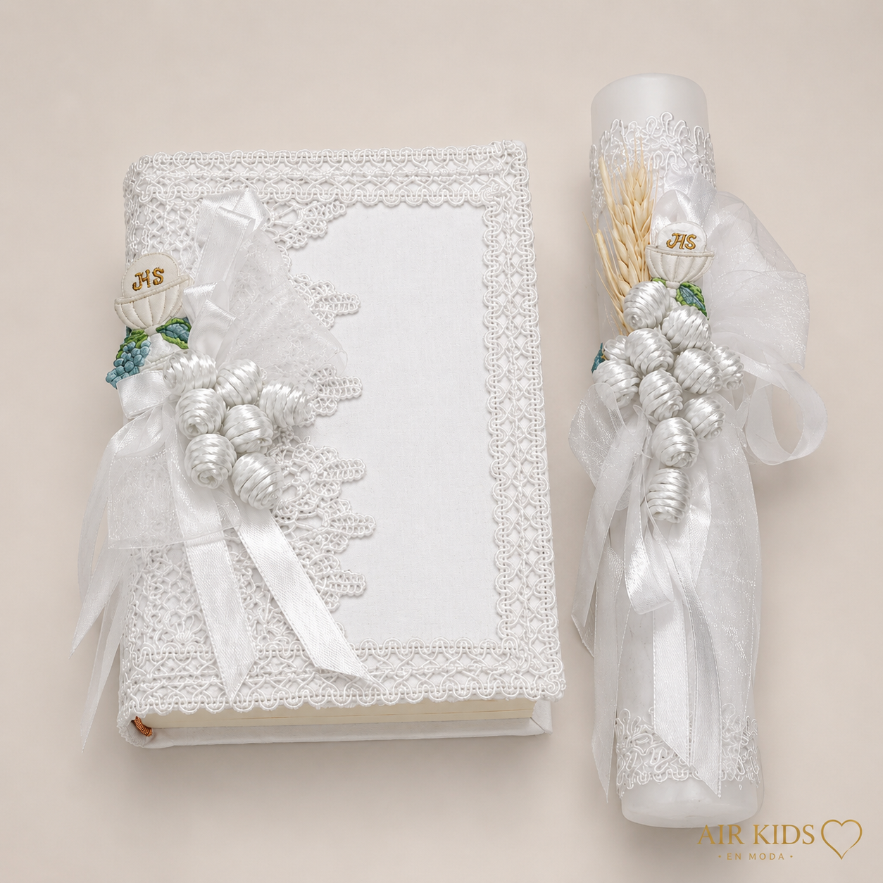 Kit de Primera Comunion Biblia y Vela 31-002