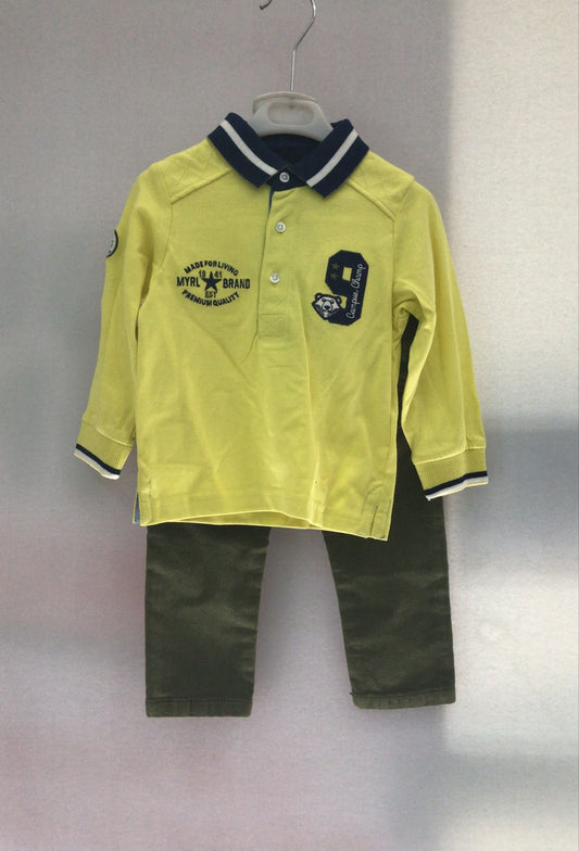 Conjunto de 2pza para Niño Puebla
