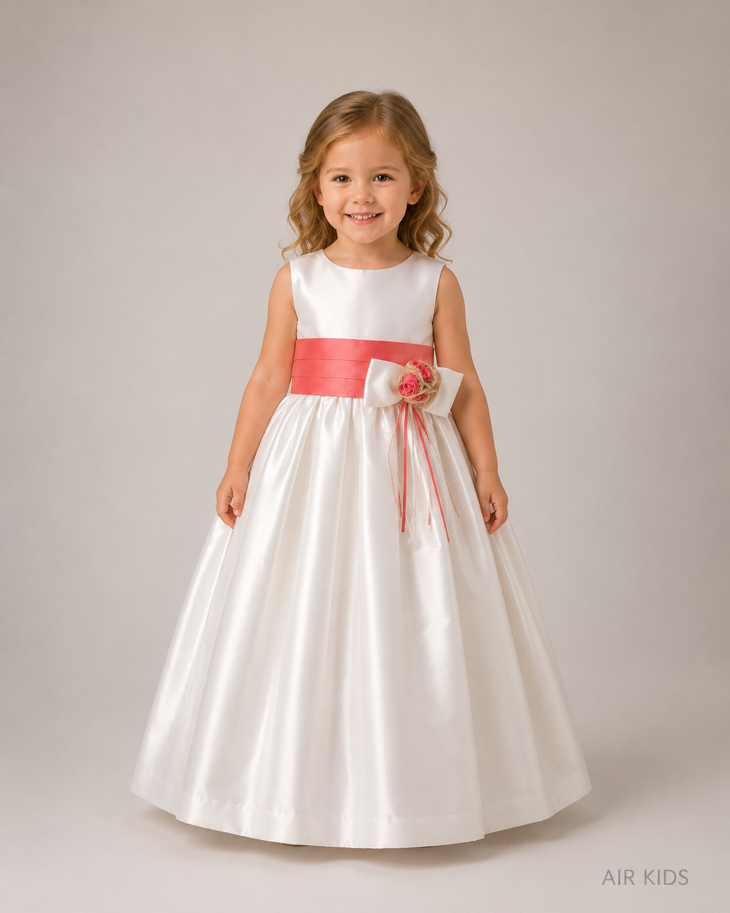 Vestido de Ceremonia para Niña 13-014 Talla 3 Años