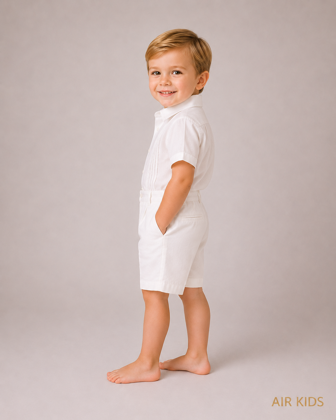 Conjunto de 2 pz de Ceremonia para Niño Lino 816 Talla 3 Años