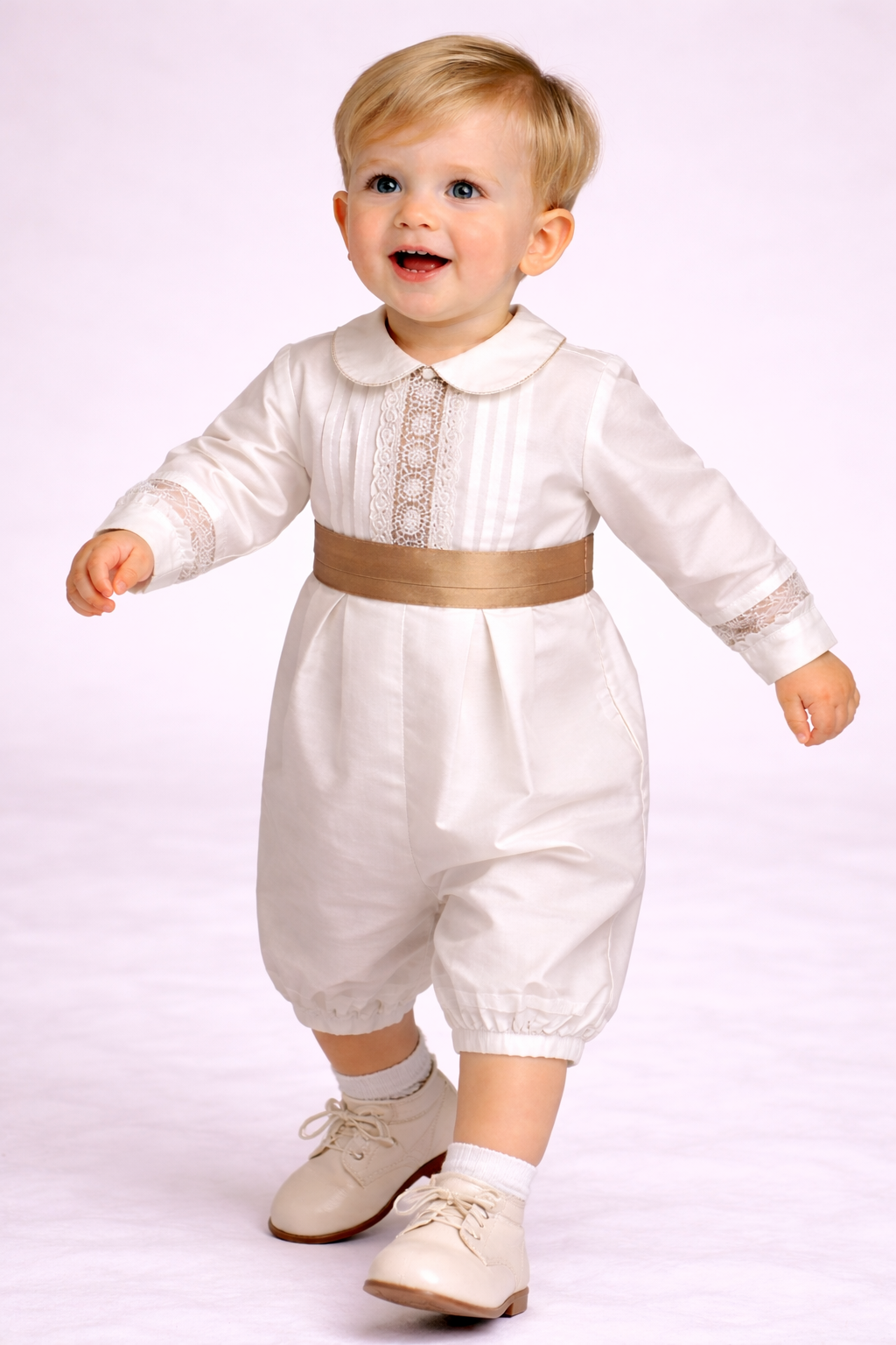 Ropón de Ceremonia para Niño 24-853 Talla 12 Meses