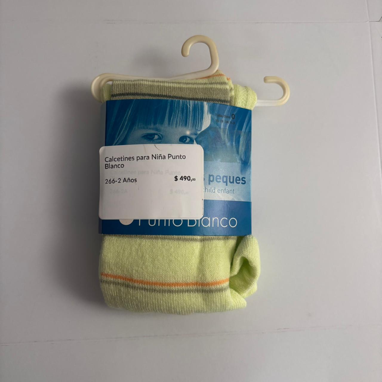 Calcetines para Niña Punto Blanco 266 Talla 2A