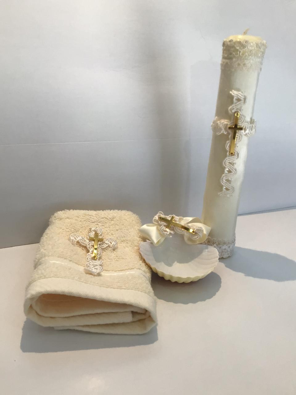 Kit bautizó para Niño modelo 011 Blanco