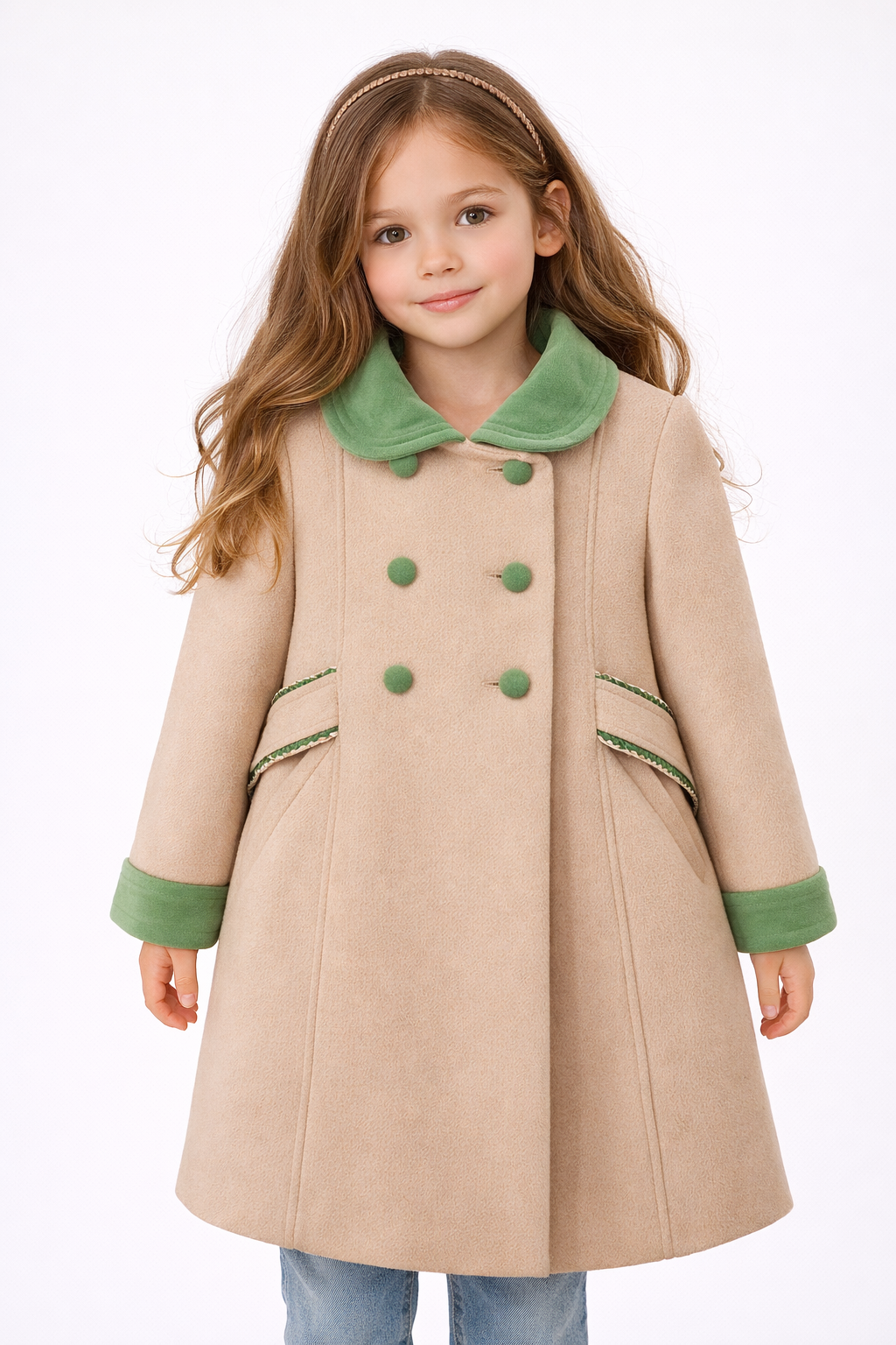 Abrigo para Niña Foque 6534-021 Talla 4 Años