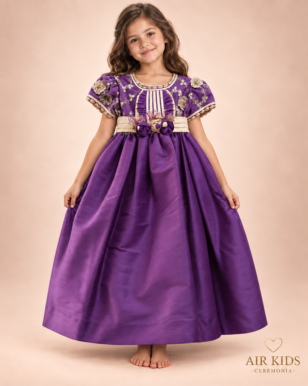 Vestido de Fiesta para Niñas 11-703 Talla 3