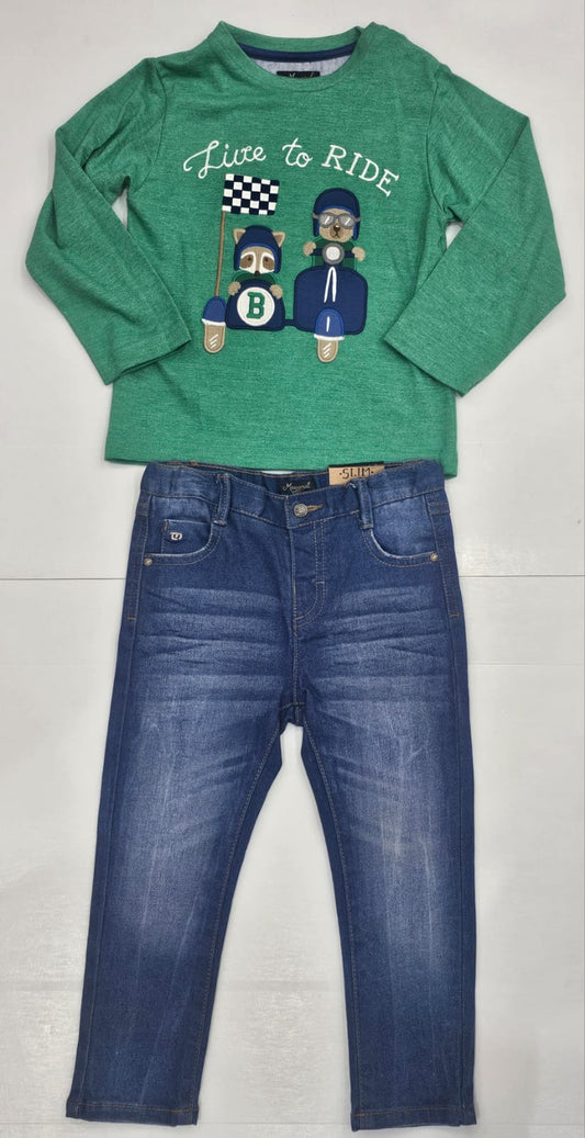 Conjunto de 2pza para Niño Puebla
