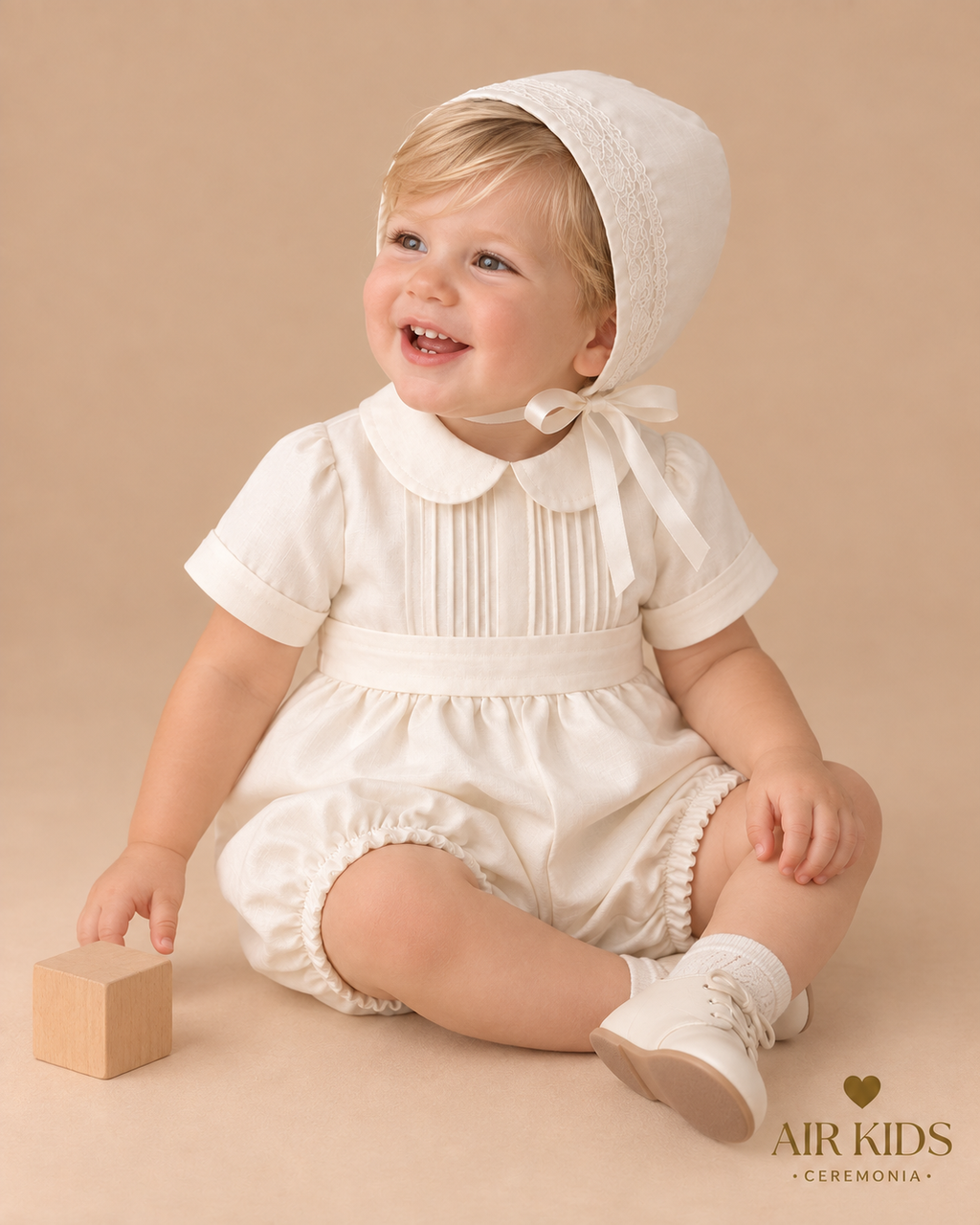 Traje para Bautizo Niño Ozi 9307-24 Talla 24 Meses
