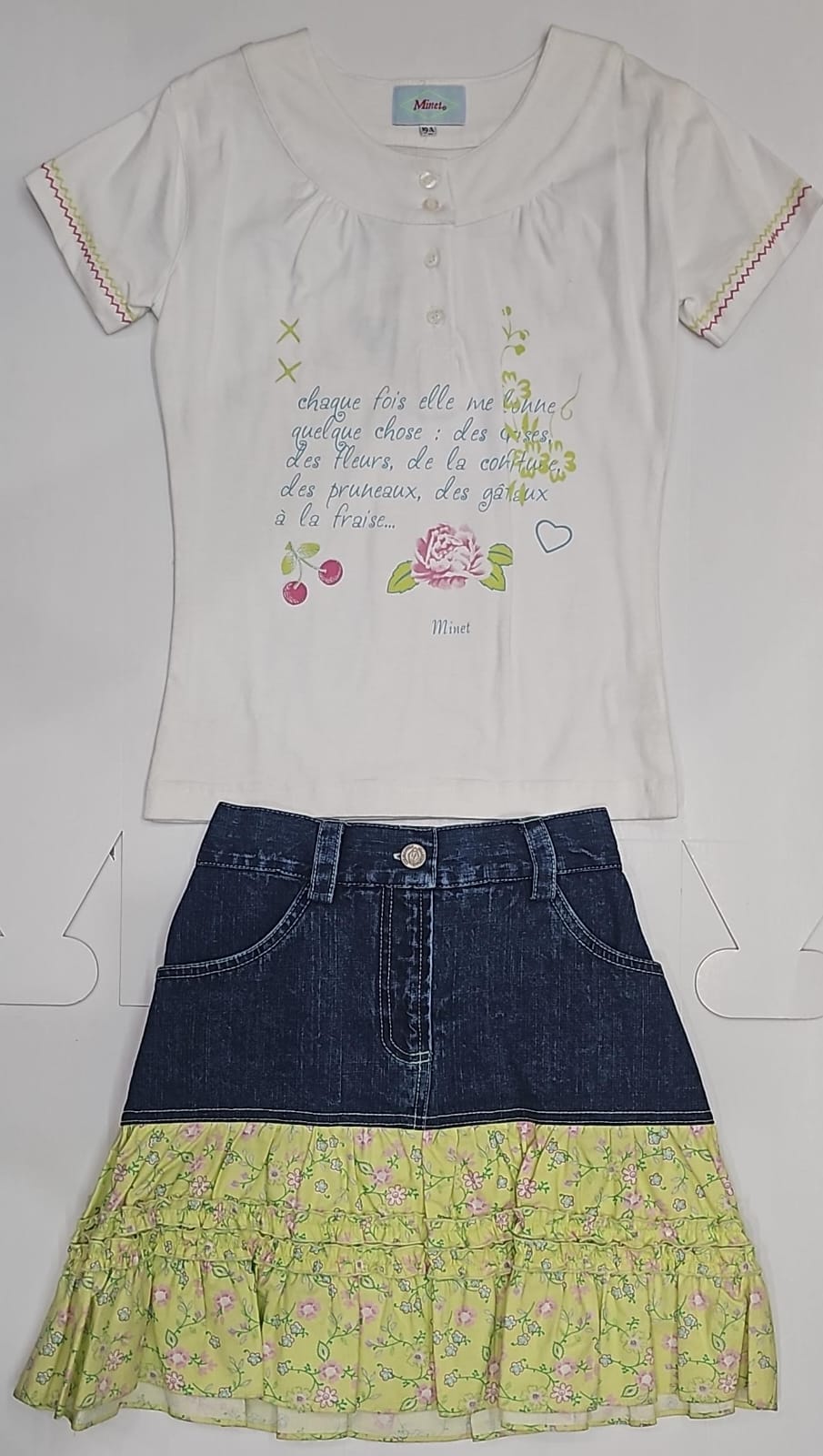 Conjunto de 2pza para Niña Puebla