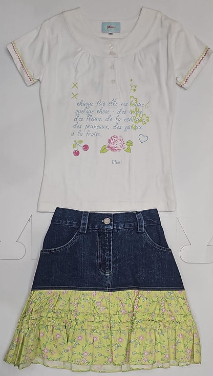 Conjunto de 2pza para Niña Puebla