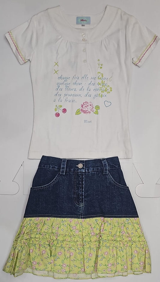 Conjunto de 2pza para Niña Puebla