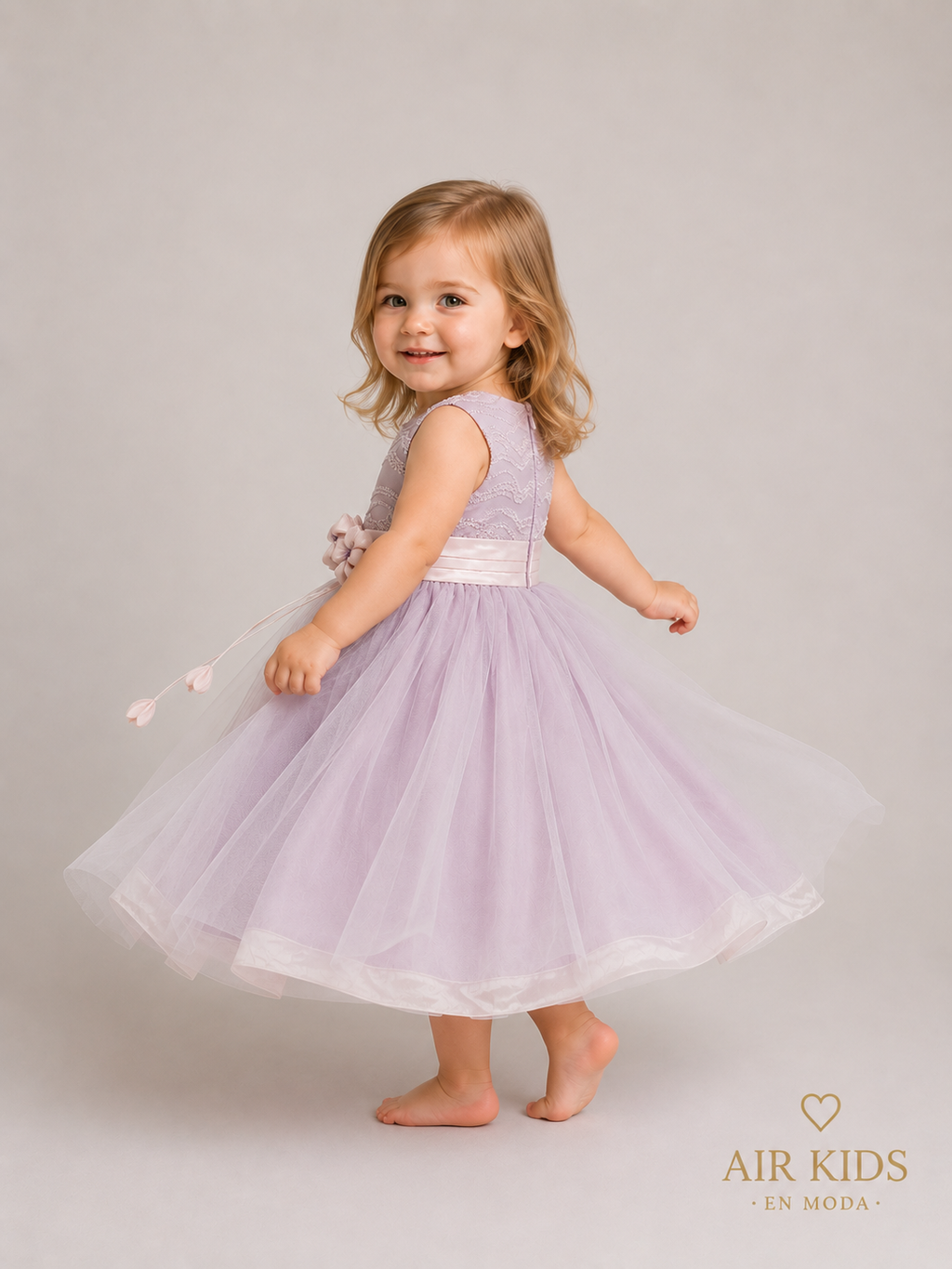 Vestido de Fiesta para Niñas 18-107 Talla 2 Años