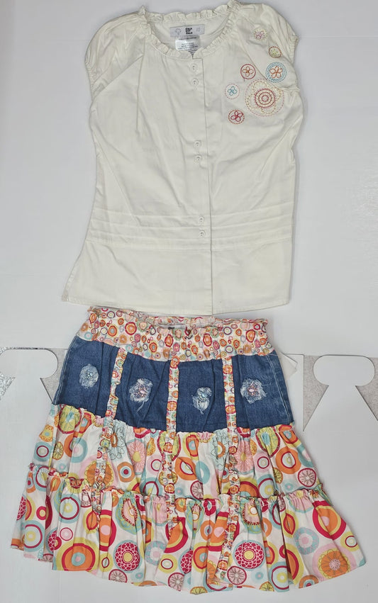 Conjunto de 2pza para Niña Puebla