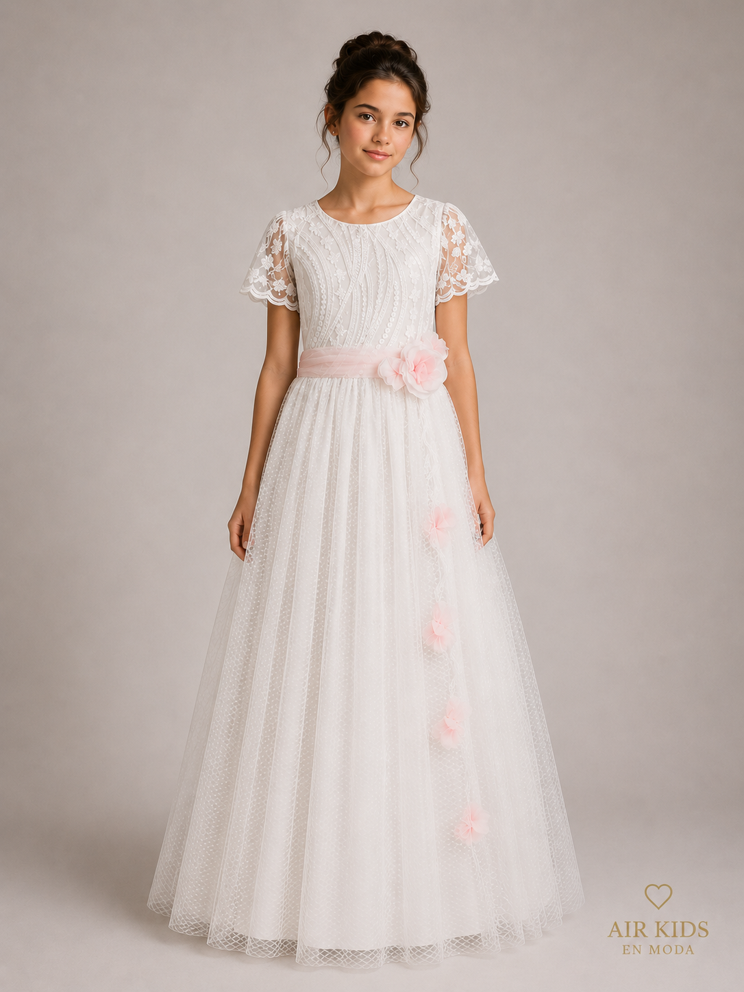 Vestido de primera comunión para niñas