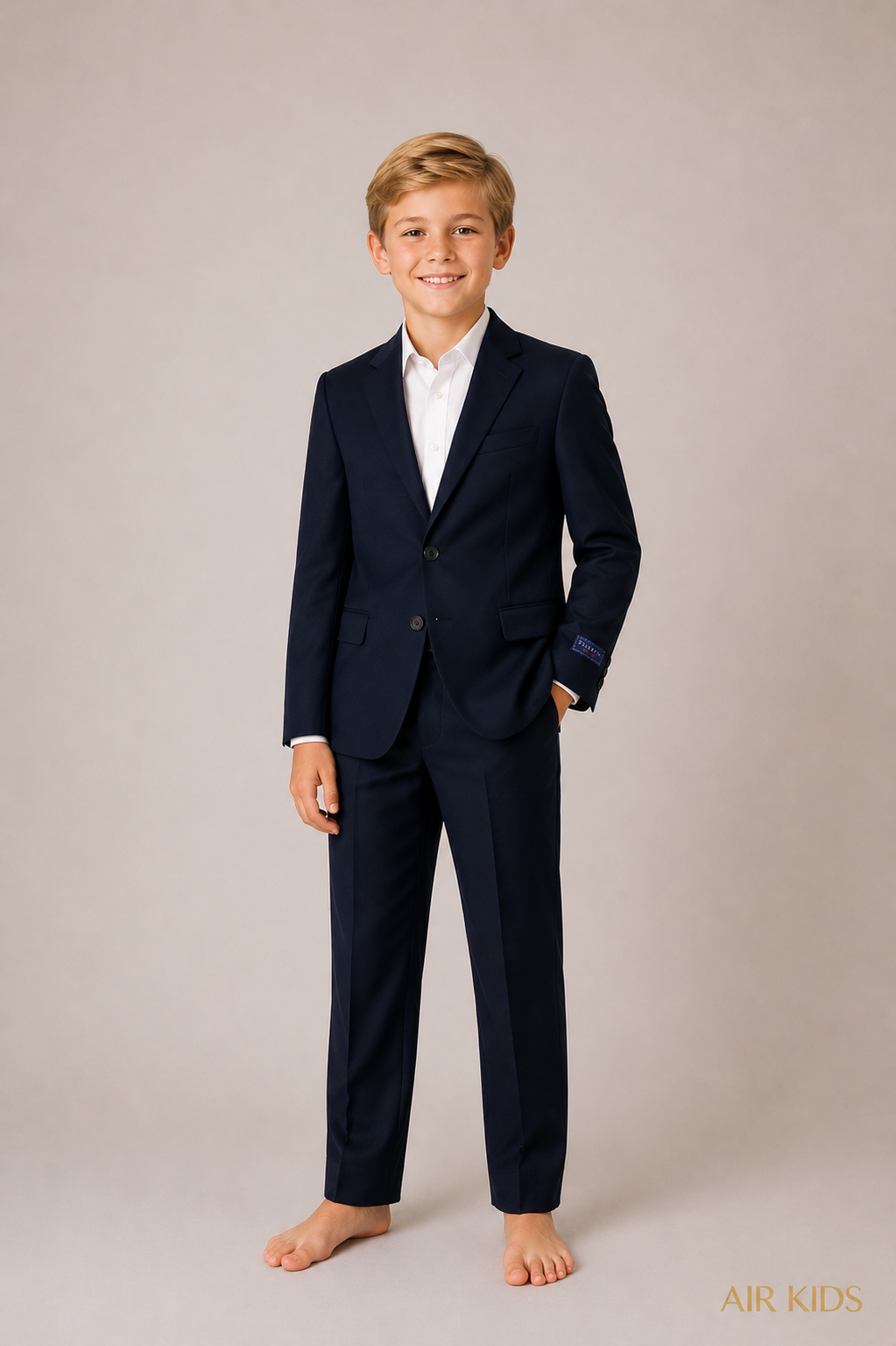 Traje para niño 2 pza Zilerys azul marino 22488