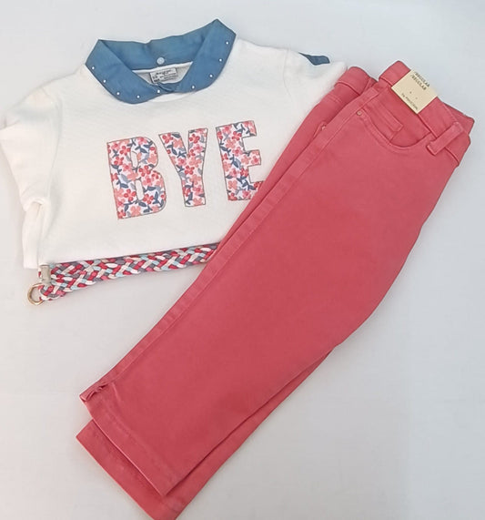 Conjunto de 2pz para Niña Mayoral 3451-30 Talla 6 Años