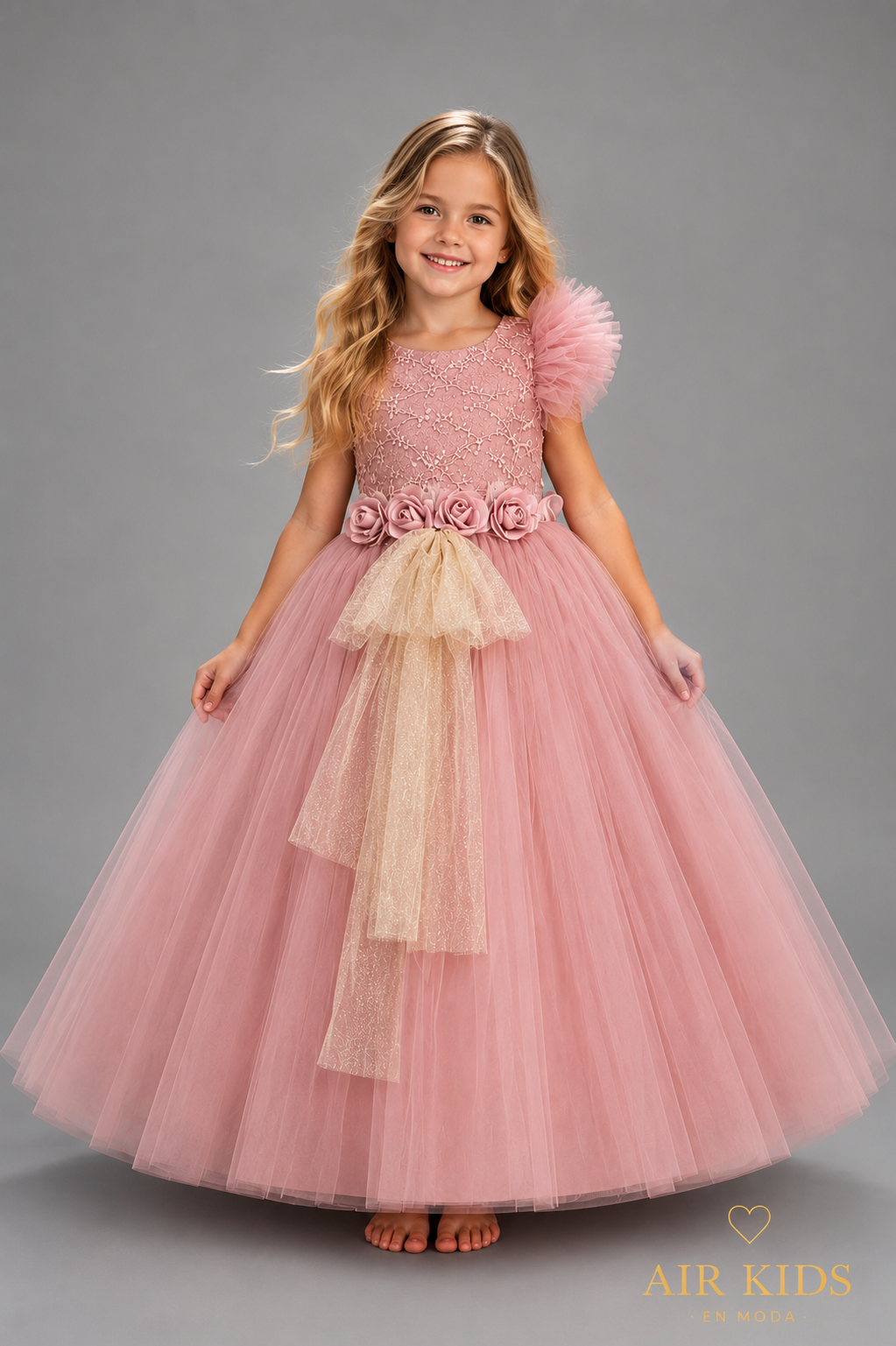Vestido de Fiesta para Niña 24-525