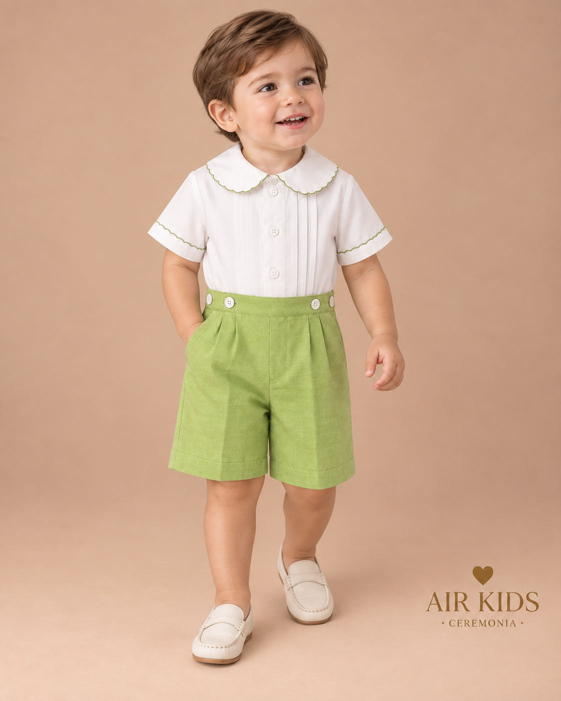 Traje para Bautizo Niño Pamela Mestre 24120 Talla 24 Meses