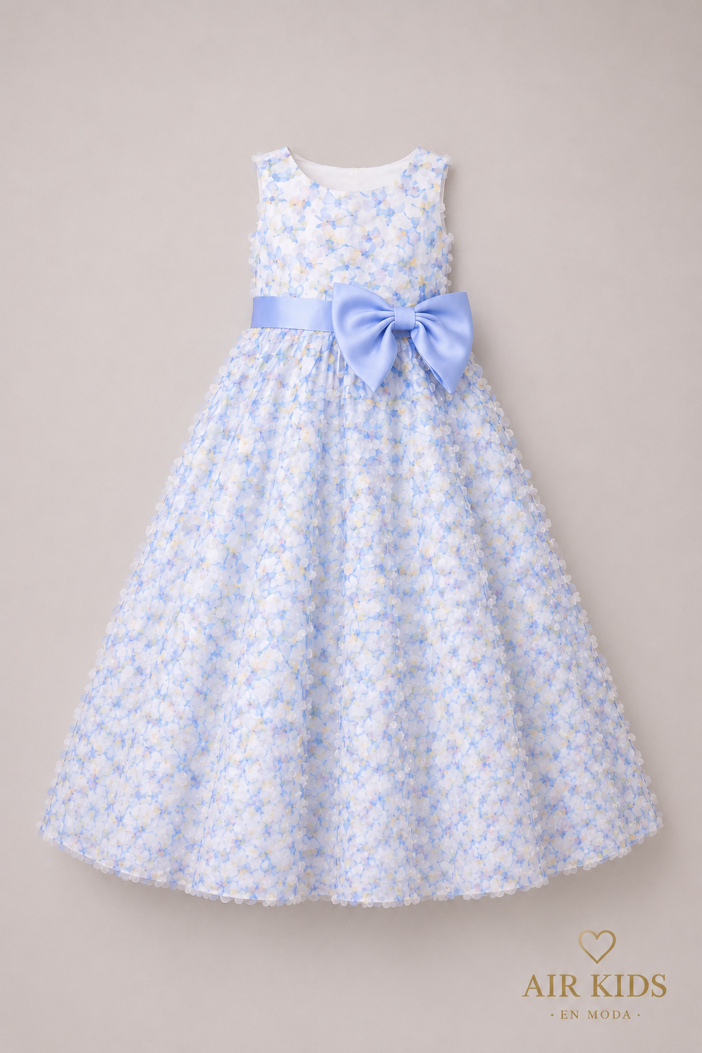 Vestido con Corona de Fiesta para Niña 24-029
