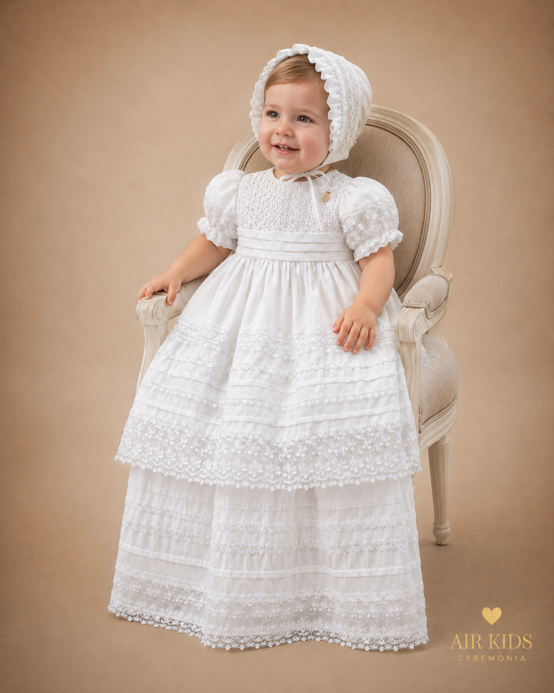 Ropon desmontable de Ceremonia para Niña Didi 6438