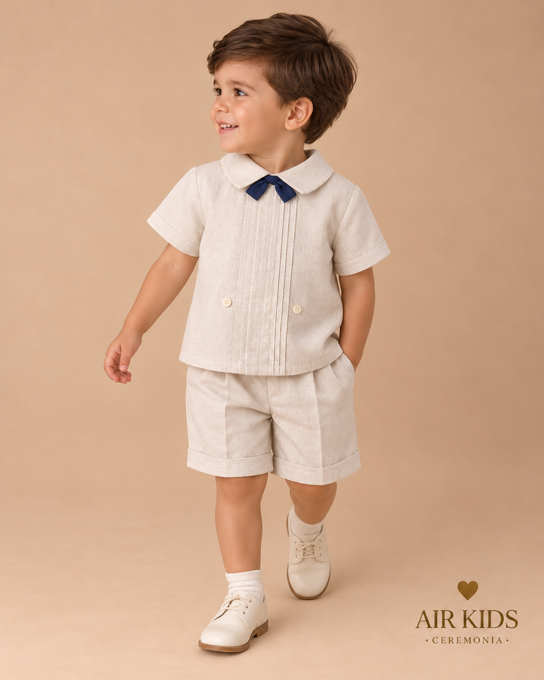 Traje para Bautizo Niño 001-01 Talla 3 Años