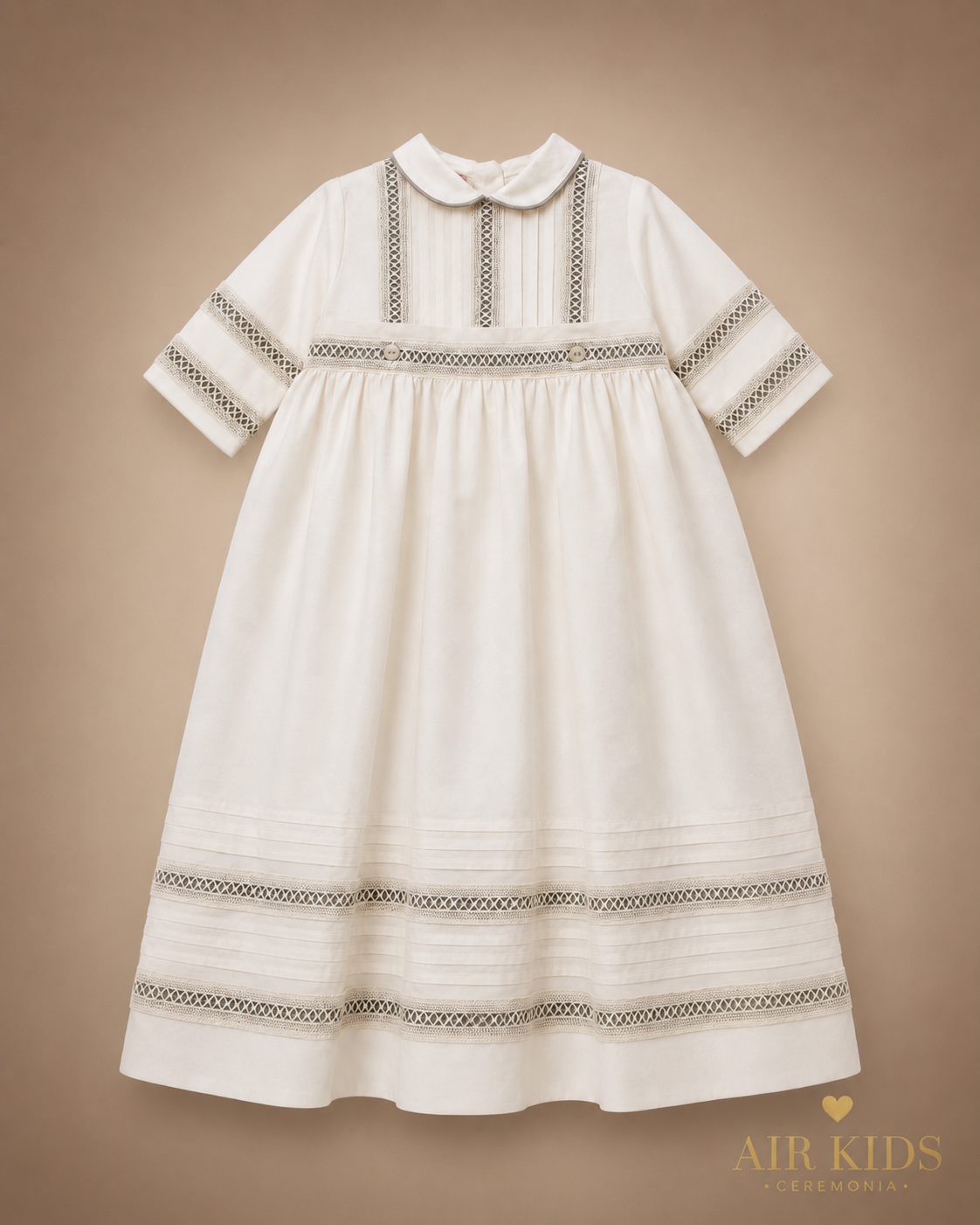 Ropon de Bautizo para Niño 24-852 Talla 24 Meses