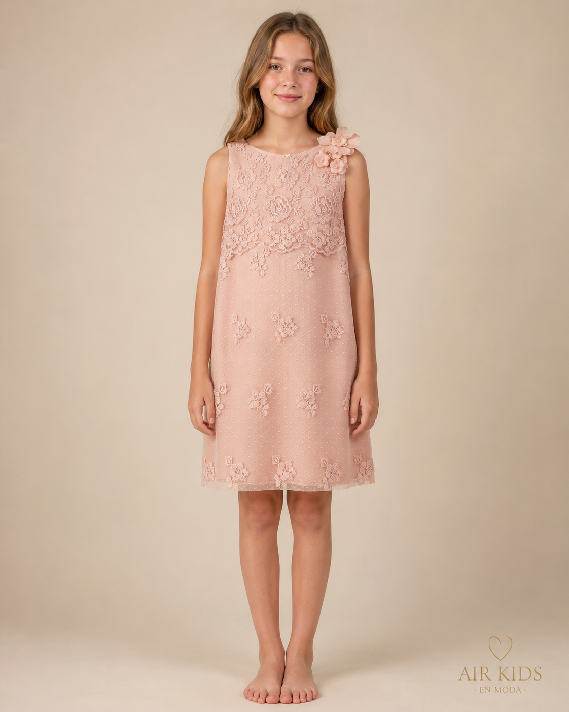 Vestido de Fiesta para Niñas 16-806 Talla 12 Años