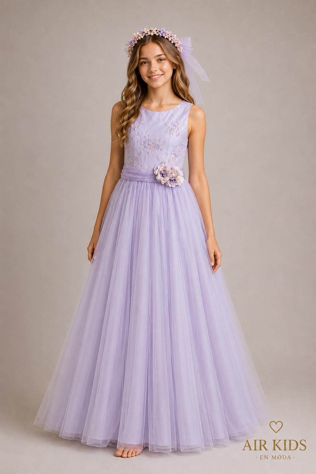 Vestido de fiesta para niña