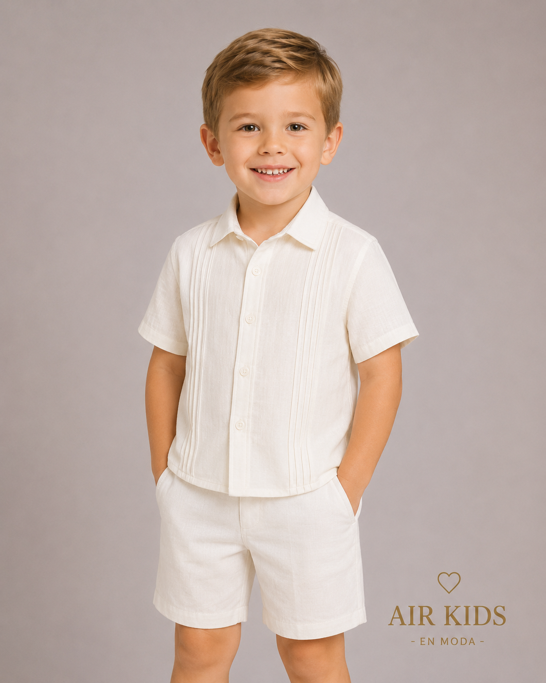 Conjunto de 2 pz de Ceremonia para Niño Ixchel 00194 Talla 4 Años