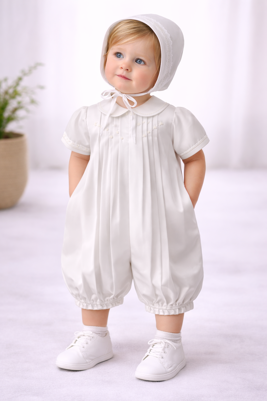 Traje para Bautizo Ozi 9301-6 Talla 24 Meses